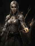 Isolde the Pure, legendary champion of House Goldmane